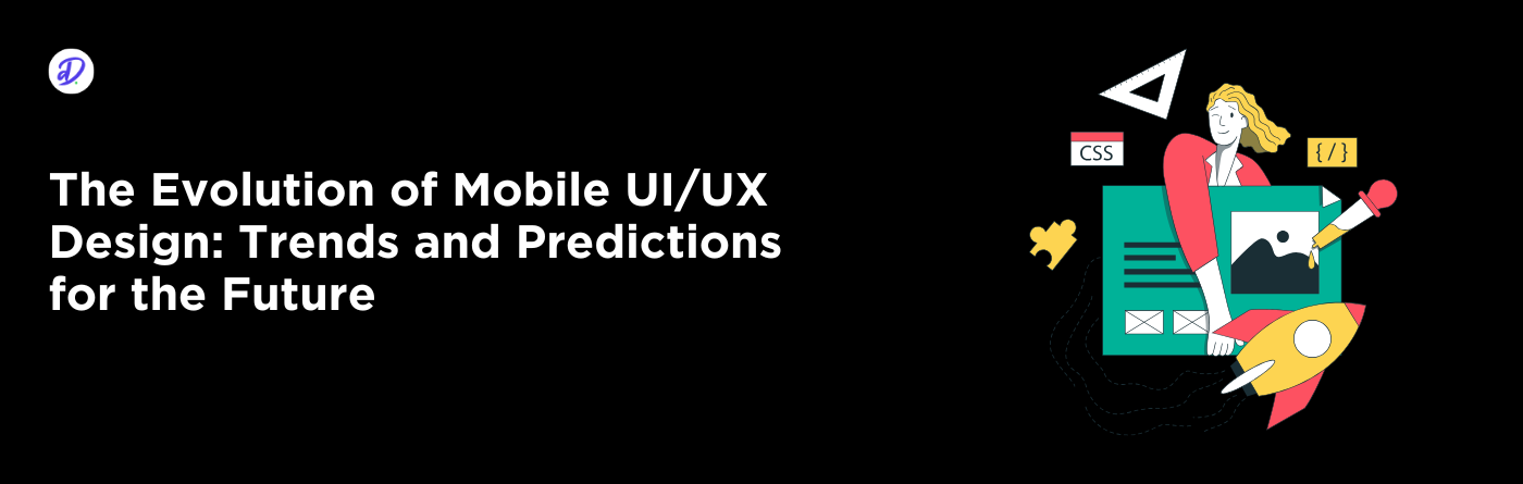 A visual representation of the evolving trends in mobile UI/UX design, highlighting future predictions.